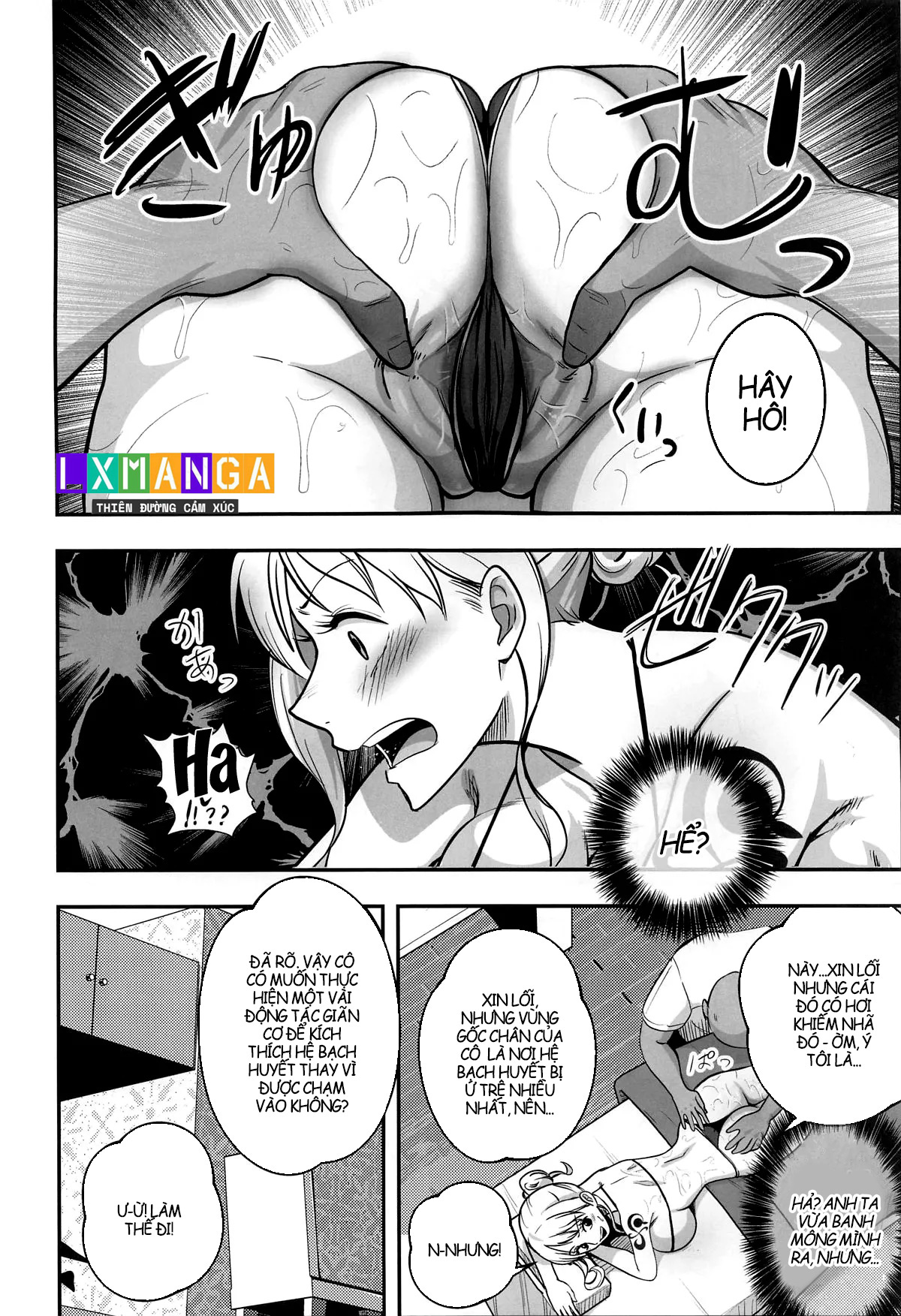HentaiVN.net - Ảnh 8 - Nami-san Ofuro no Ato ni Oil Massage wa Ikaga? - Oneshot.