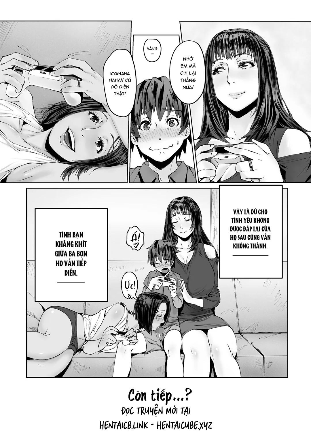 HentaiVN.net - Ảnh 51 - Hitozuma Max! Oku-sama wa Game & Sex Friend - Oneshot
