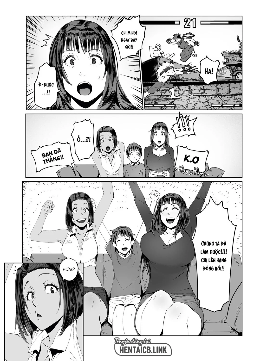 HentaiVN.net - Ảnh 9 - Hitozuma Max! Oku-sama wa Game & Sex Friend - Oneshot