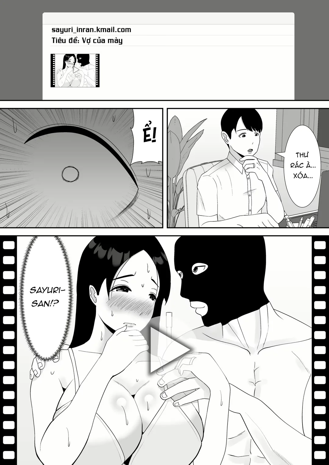 HentaiVN.net - Ảnh 15 - Cô vợ ngây thơ, ngực khủng cắm sừng tôi - Oneshot