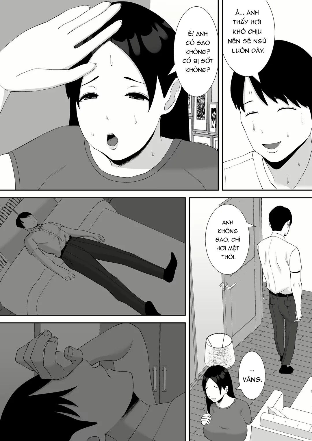 HentaiVN.net - Ảnh 33 - Cô vợ ngây thơ, ngực khủng cắm sừng tôi - Oneshot