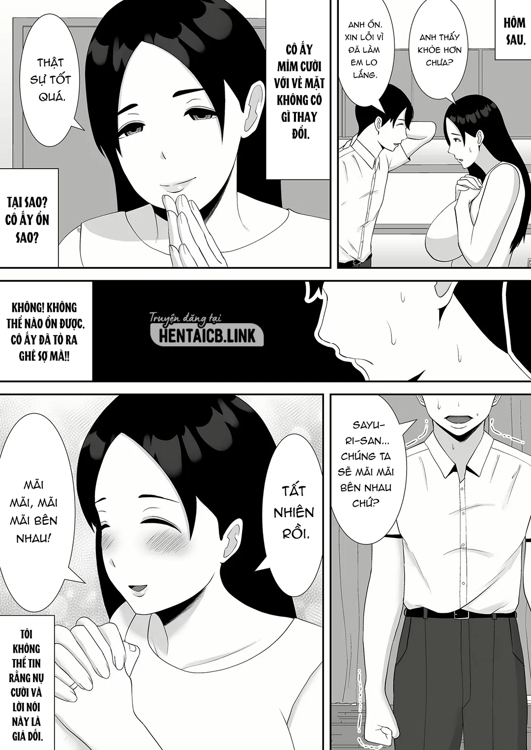 HentaiVN.net - Ảnh 34 - Cô vợ ngây thơ, ngực khủng cắm sừng tôi - Oneshot