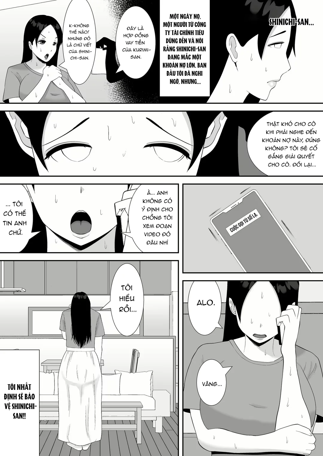 HentaiVN.net - Ảnh 38 - Cô vợ ngây thơ, ngực khủng cắm sừng tôi - Oneshot