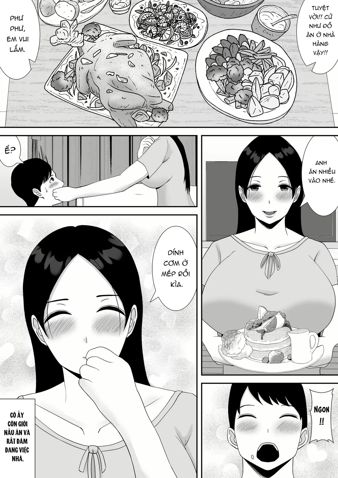 HentaiVN.net - Ảnh 6 - Cô vợ ngây thơ, ngực khủng cắm sừng tôi - Oneshot