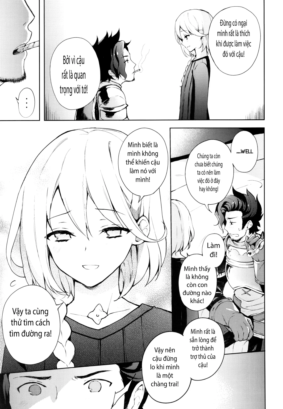 HentaiVN.net - Ảnh 6 - Ooo Shinai to Derarenai Heya (Granblue Fantasy) - Oneshot