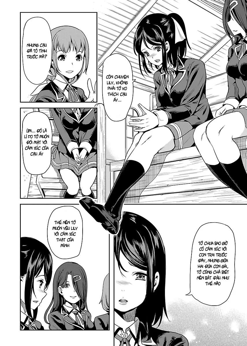 HentaiVN.net - Ảnh 10 - Black Lily to White Yuri - Chap 4