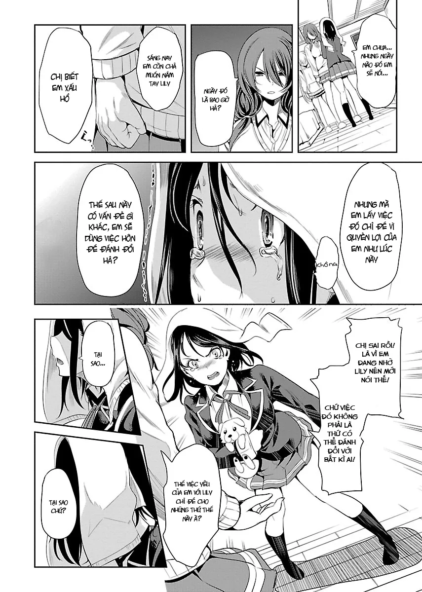HentaiVN.net - Ảnh 20 - Black Lily to White Yuri - Chap 4