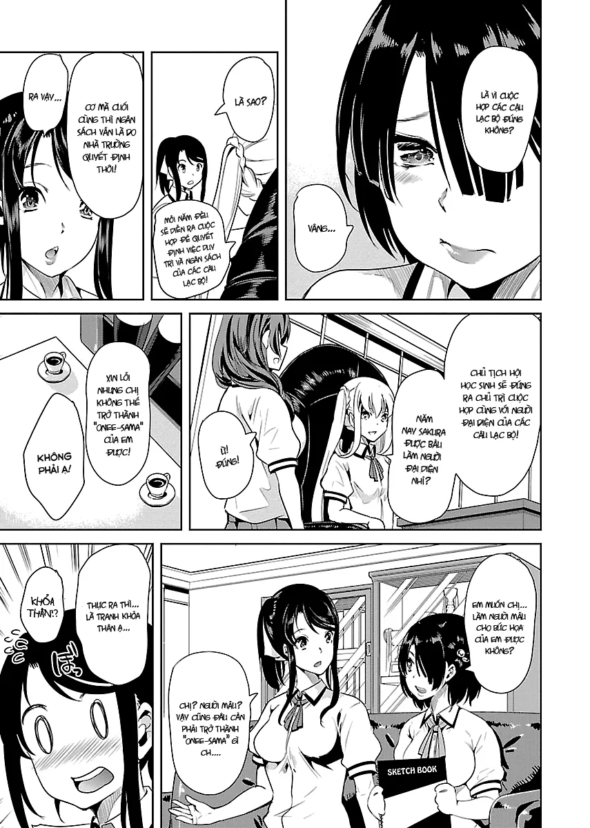 HentaiVN.net - Ảnh 9 - Black Lily to White Yuri - Chap 7