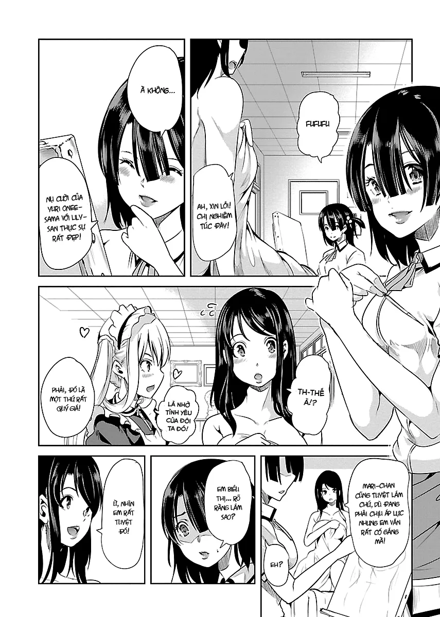 HentaiVN.net - Ảnh 16 - Black Lily to White Yuri - Chap 8