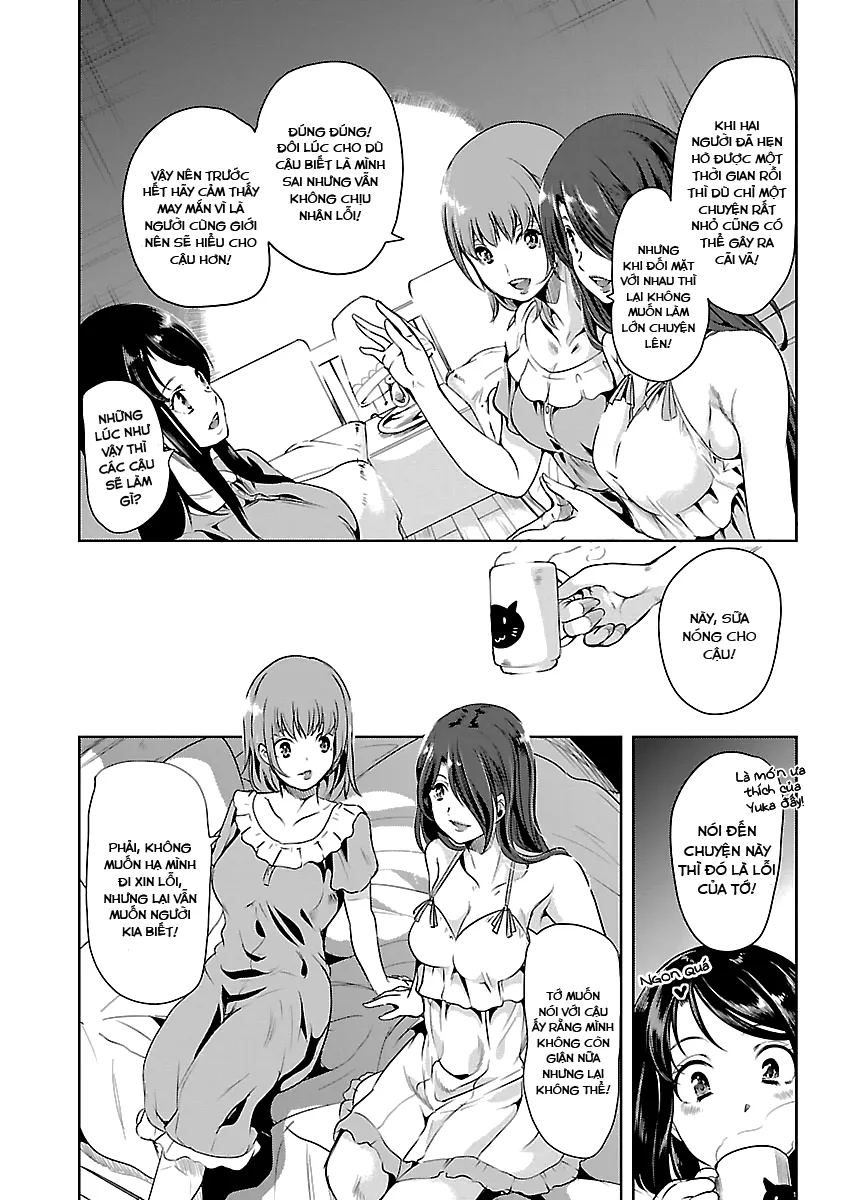 HentaiVN.net - Ảnh 15 - Black Lily to White Yuri - Chap 9