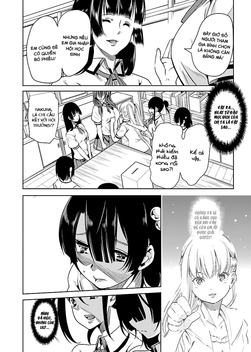 HentaiVN.net - Ảnh 5 - Black Lily to White Yuri - Chap 9
