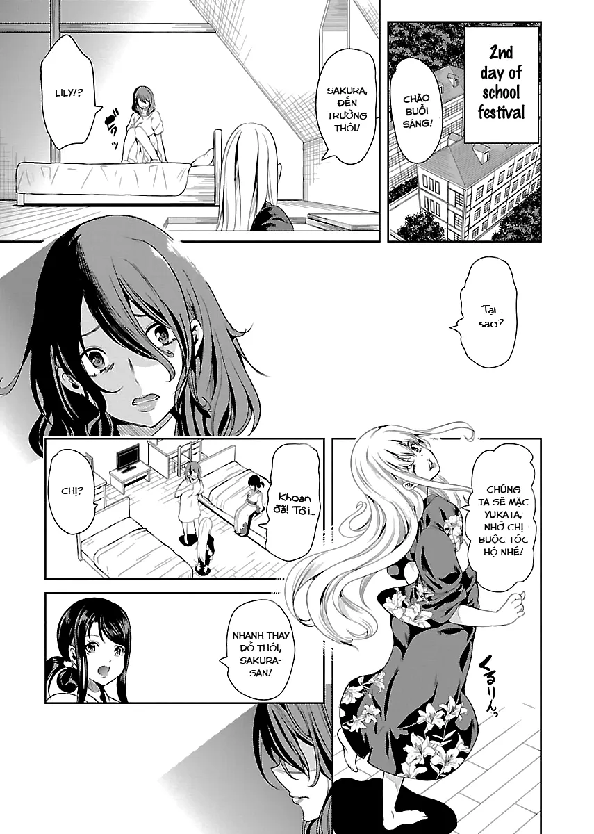 HentaiVN.net - Ảnh 20 - Black Lily to White Yuri - Chap 10