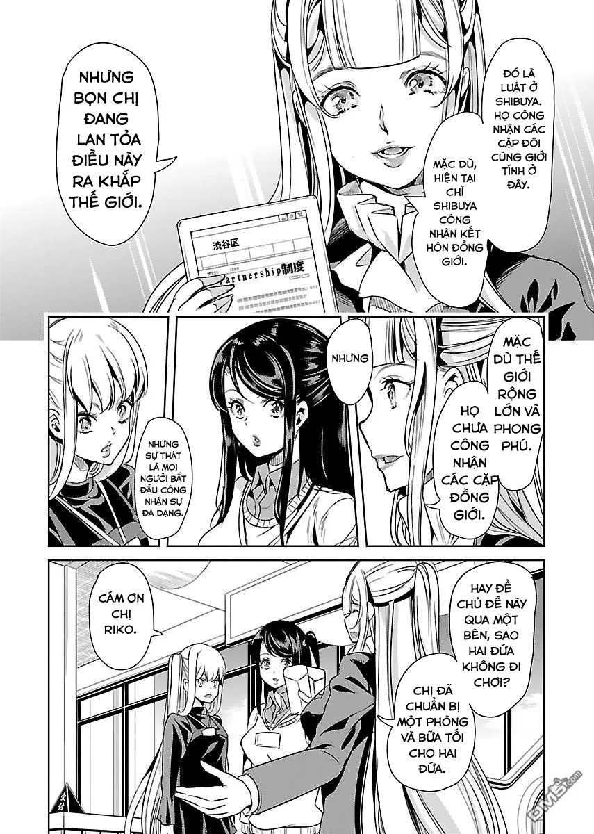 HentaiVN.net - Ảnh 16 - Black Lily to White Yuri - Chap 18