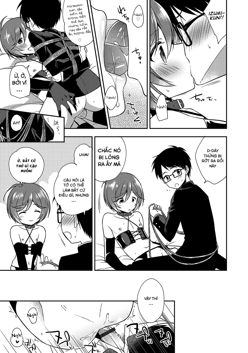 HentaiVN.net - Ảnh 9 - Shibari Shibarare Hodasarete [Sợi dây ràng buộc] - Oneshot