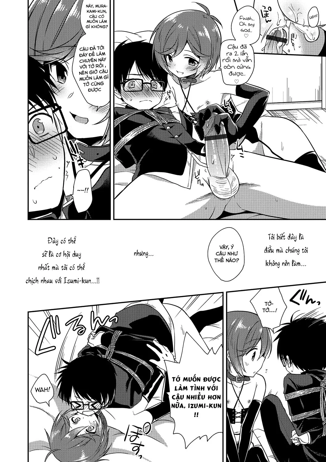 HentaiVN.net - Ảnh 8 - Shibari Shibarare Hodasarete [Sợi dây ràng buộc] - Oneshot