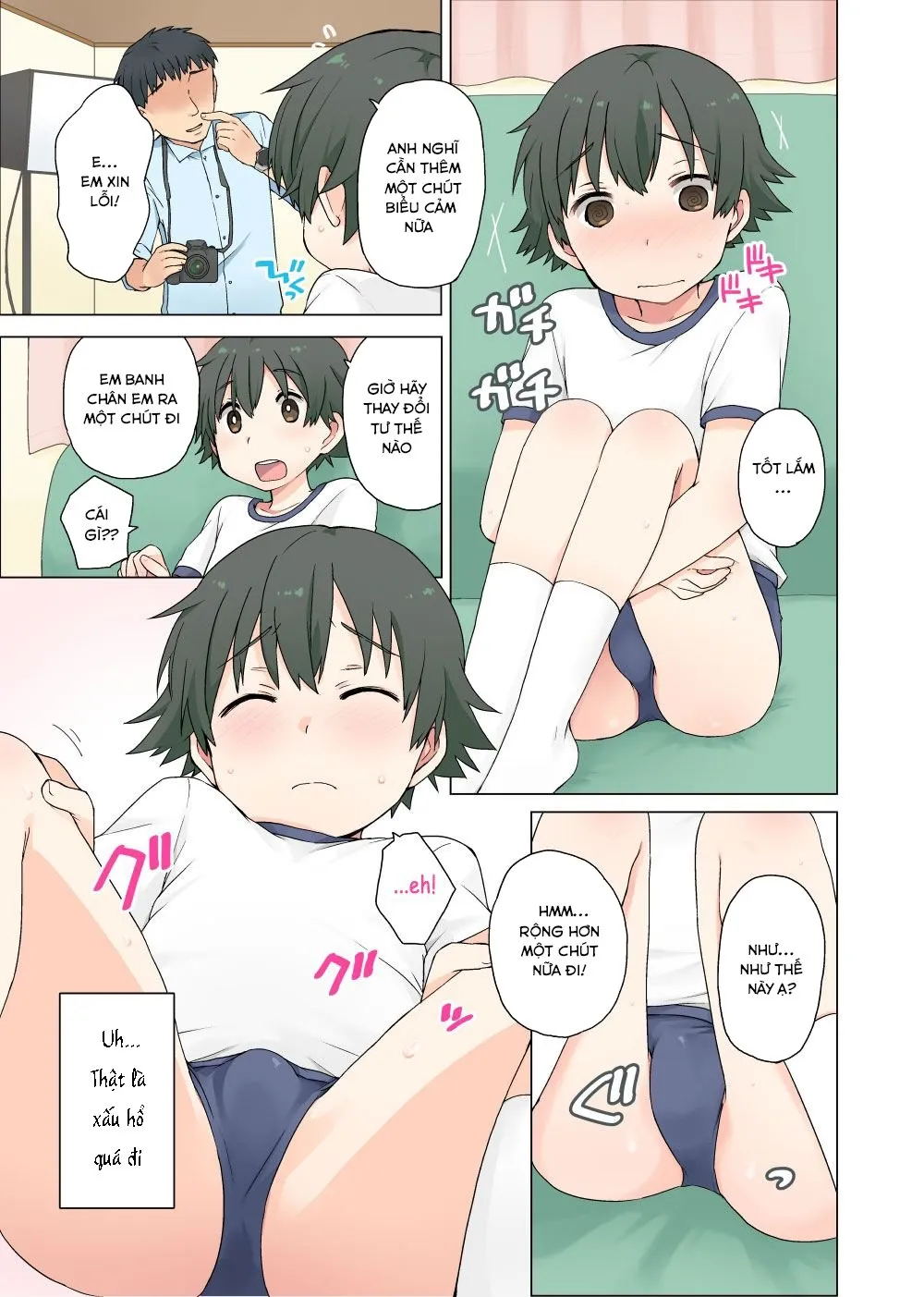 HentaiVN.net - Ảnh 3 - Otokonoko no Oshigoto! [Công việc của một người con trai !] - Oneshot
