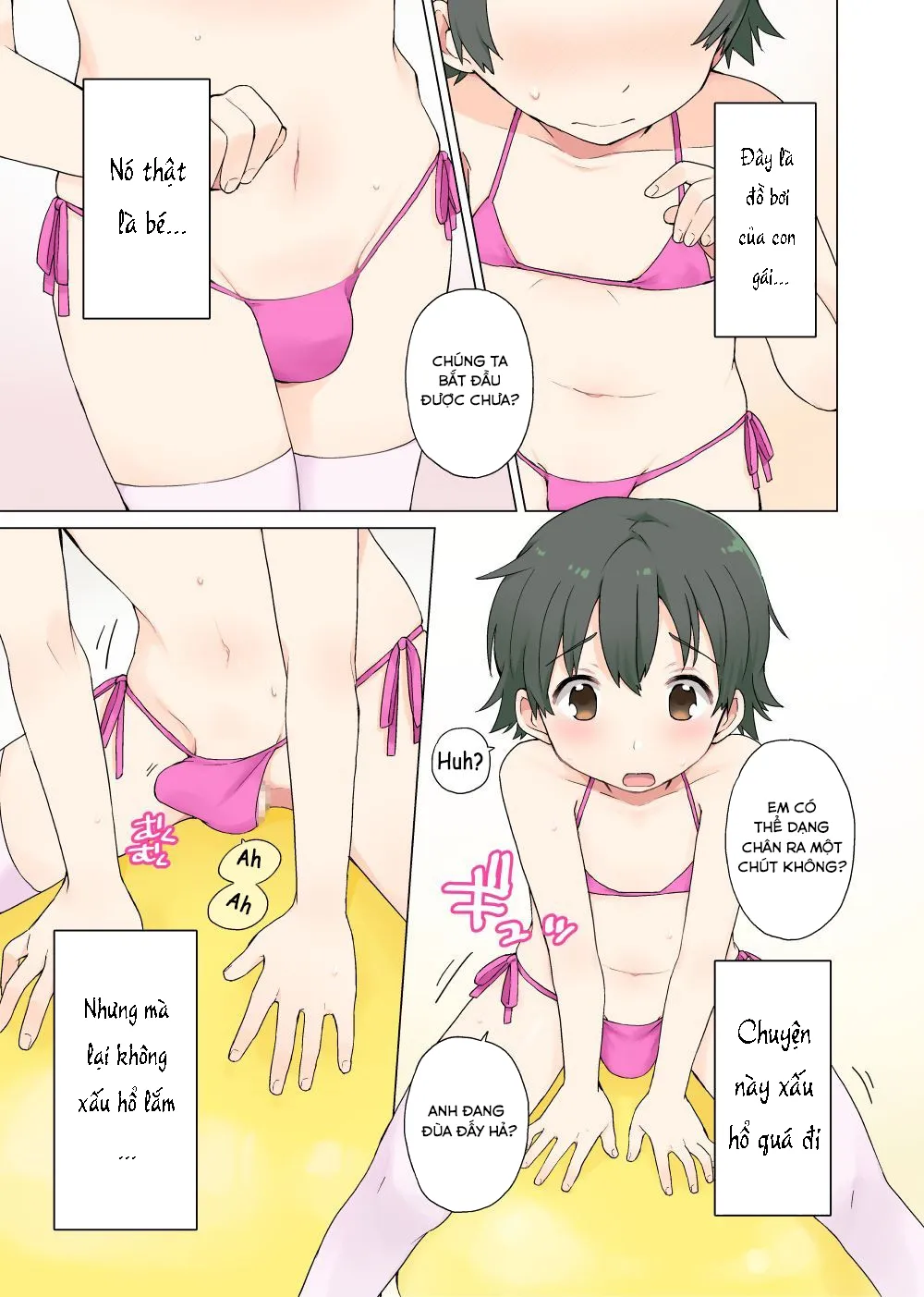 HentaiVN.net - Ảnh 7 - Otokonoko no Oshigoto! [Công việc của một người con trai !] - Oneshot