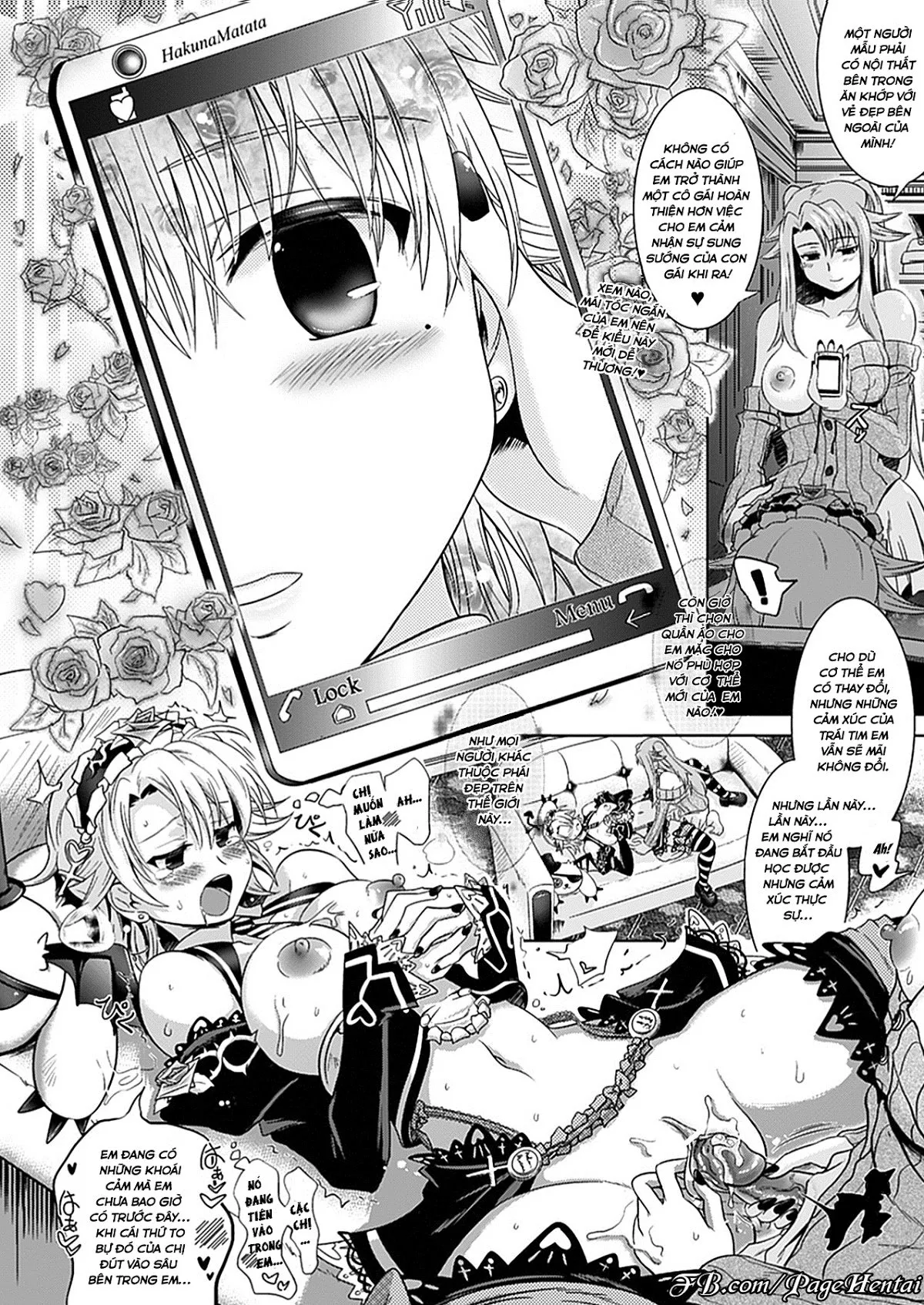 HentaiVN.net - Ảnh 16 - Lọ bôi trơn chuyển giới của chị [Onene’s TS Lotion; Onene No TS Lotion] - Oneshot