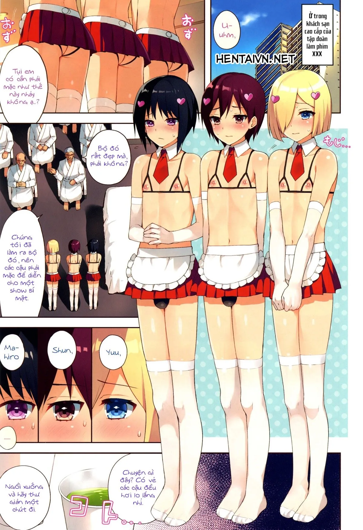 HentaiVN.net - Ảnh 3 - Chika Otokonoko Idol Kyousei Makura Eigyou [Chika Otoko No Musume Idol Kyousei Makura Eigyou] - Oneshot