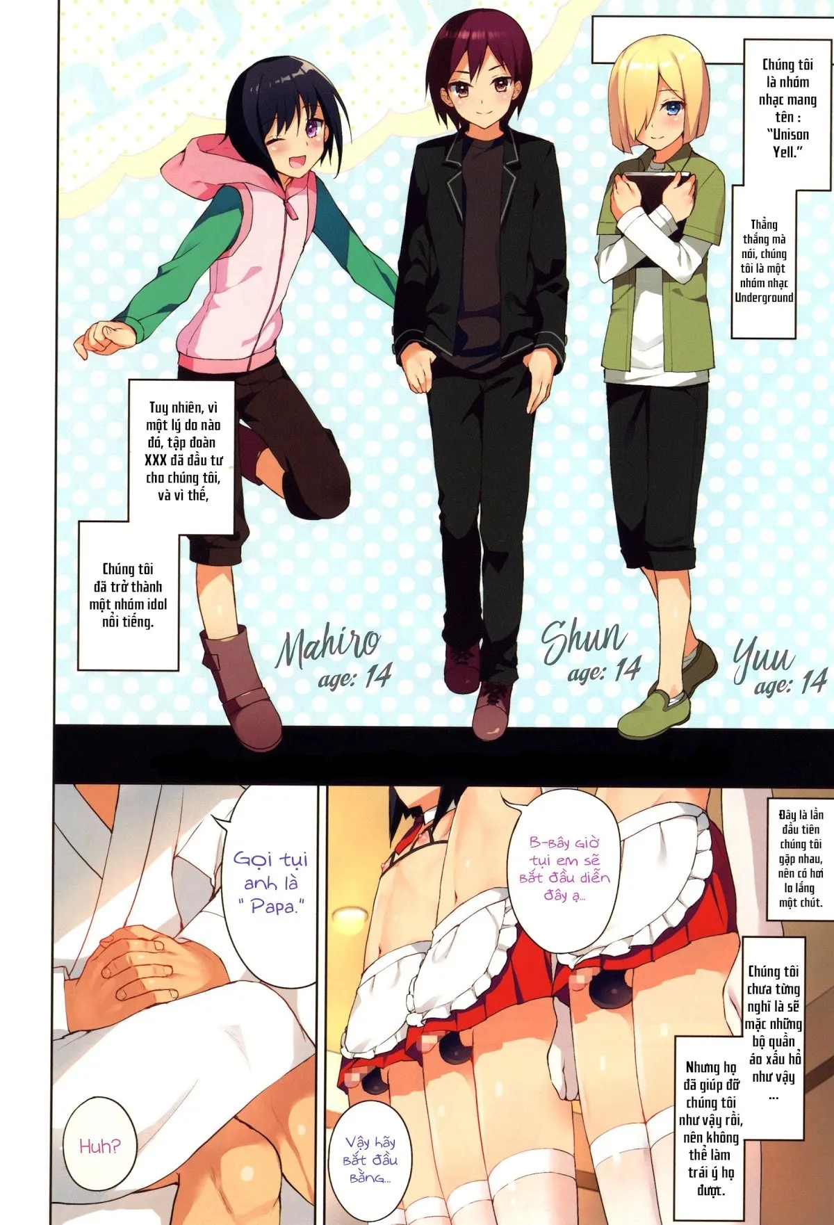 HentaiVN.net - Ảnh 4 - Chika Otokonoko Idol Kyousei Makura Eigyou [Chika Otoko No Musume Idol Kyousei Makura Eigyou] - Oneshot