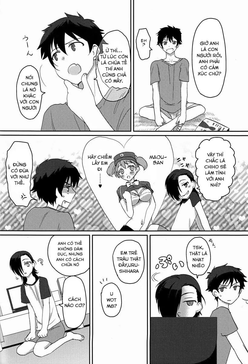 HentaiVN.net - Ảnh 4 - 1-ri de Dekiru ka na (Hataraku Maou-sama) - Oneshot