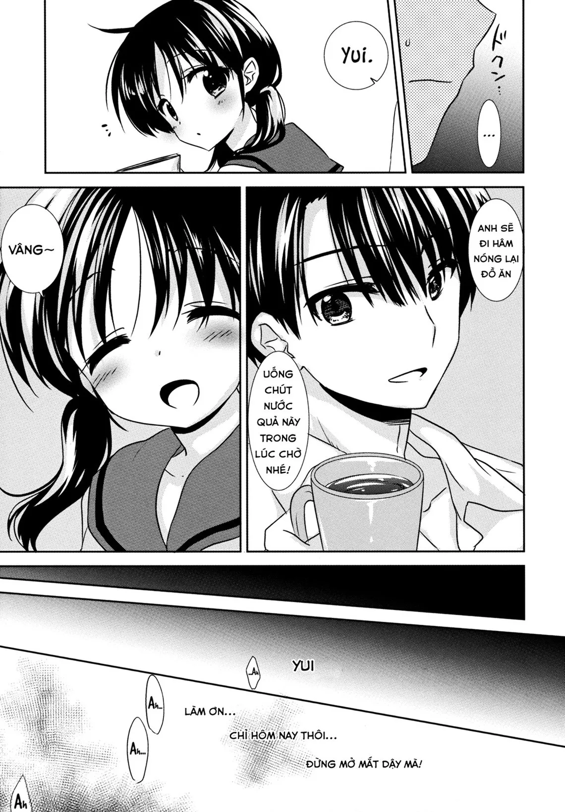 HentaiVN.net - Ảnh 10 - Oyasumi Sex [おやすみせっくす ; Chúc em gái ngủ ngon] - Oyasumi Sex - Drop vì đã có người làm rồi