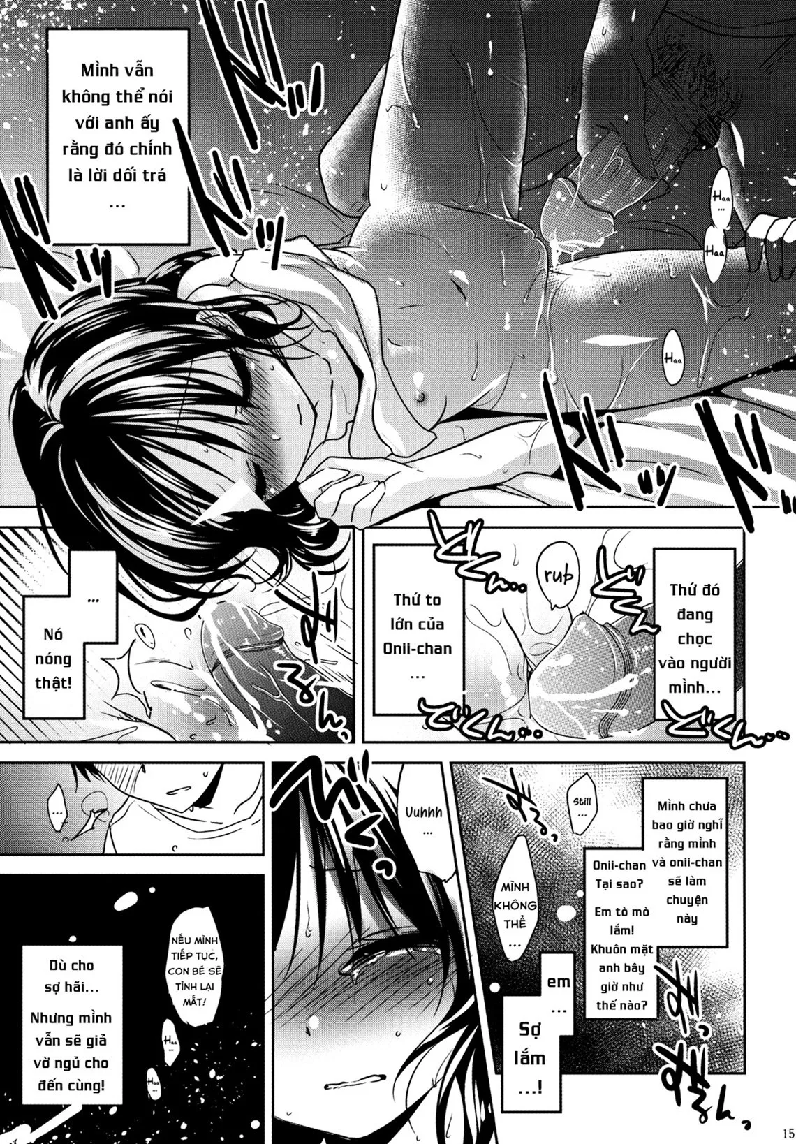 HentaiVN.net - Ảnh 13 - Oyasumi Sex [おやすみせっくす ; Chúc em gái ngủ ngon] - Oyasumi Sex - Drop vì đã có người làm rồi