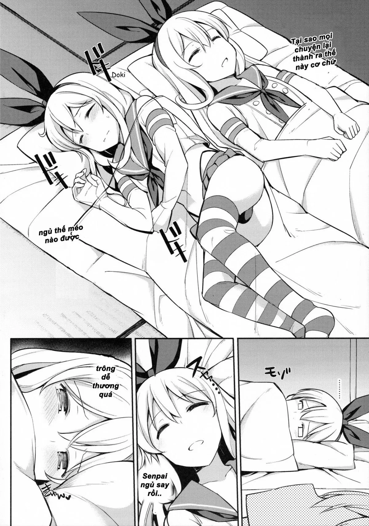 HentaiVN.net - Ảnh 3 - Neteiru Shimakaze-kun Mitetara Gaman Dekinakatta (Kantai Collection - KanColle) - Oneshot
