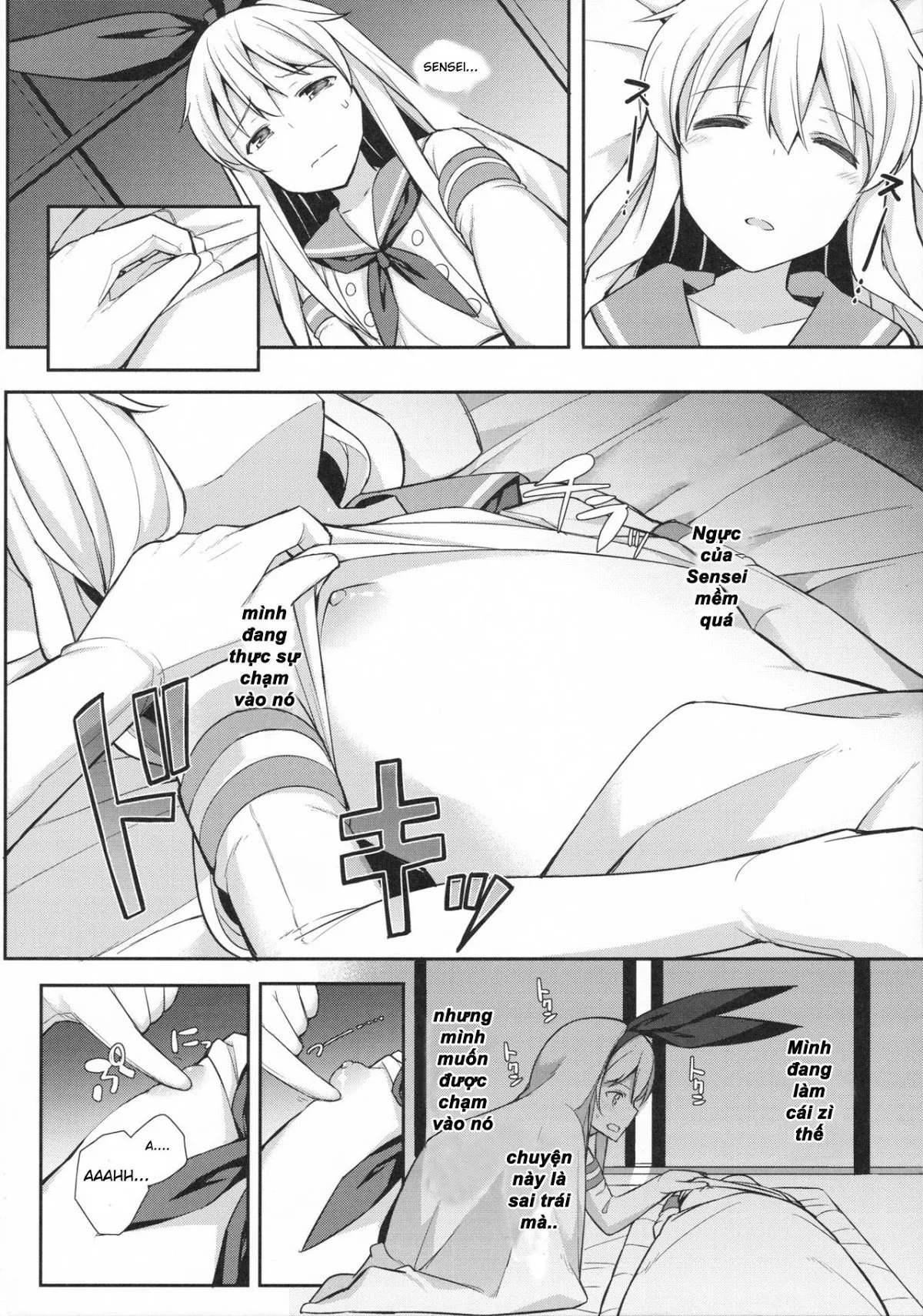 HentaiVN.net - Ảnh 5 - Neteiru Shimakaze-kun Mitetara Gaman Dekinakatta (Kantai Collection - KanColle) - Oneshot