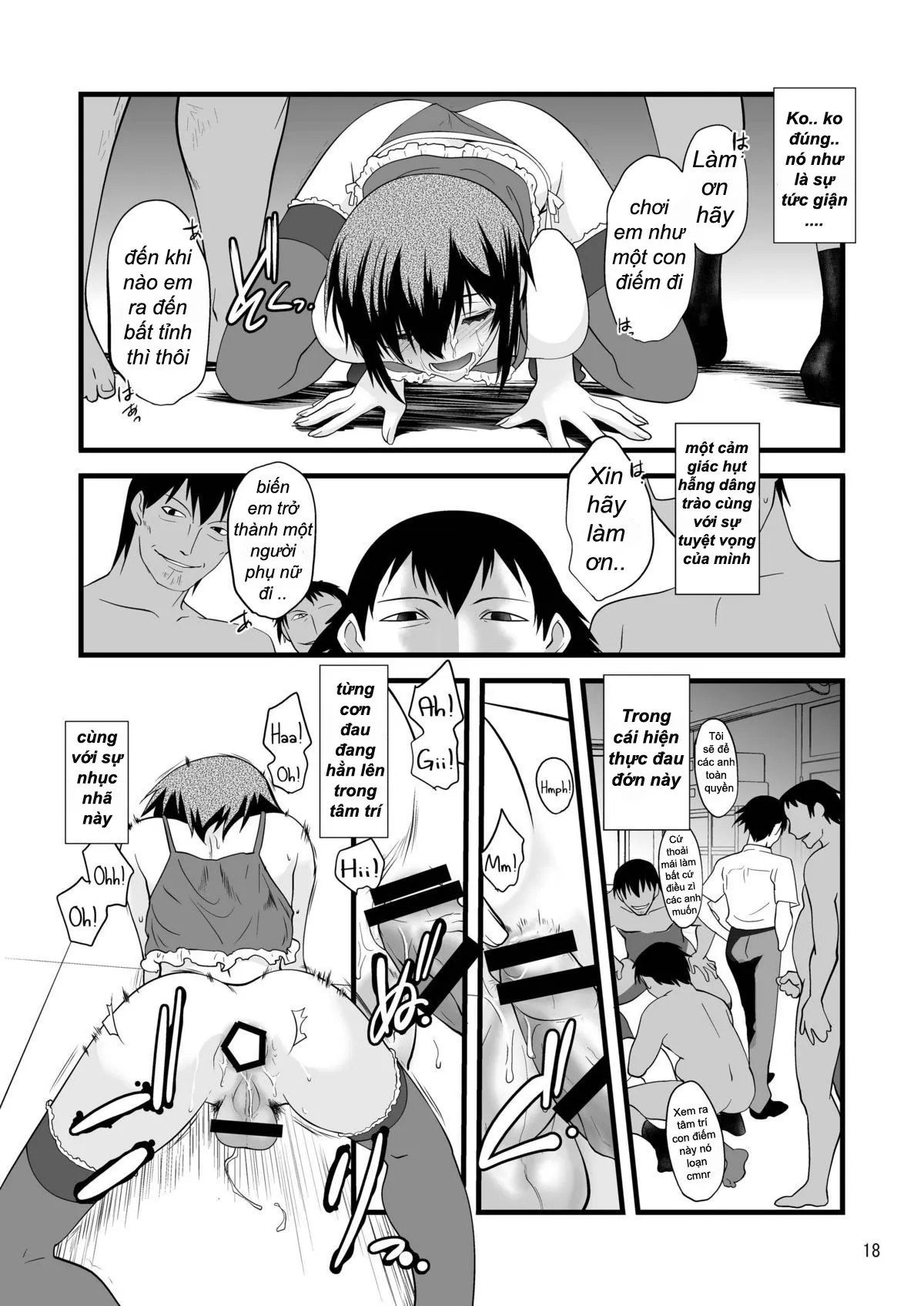 HentaiVN.net - Ảnh 17 - FARFALLA Tre - Chap 3