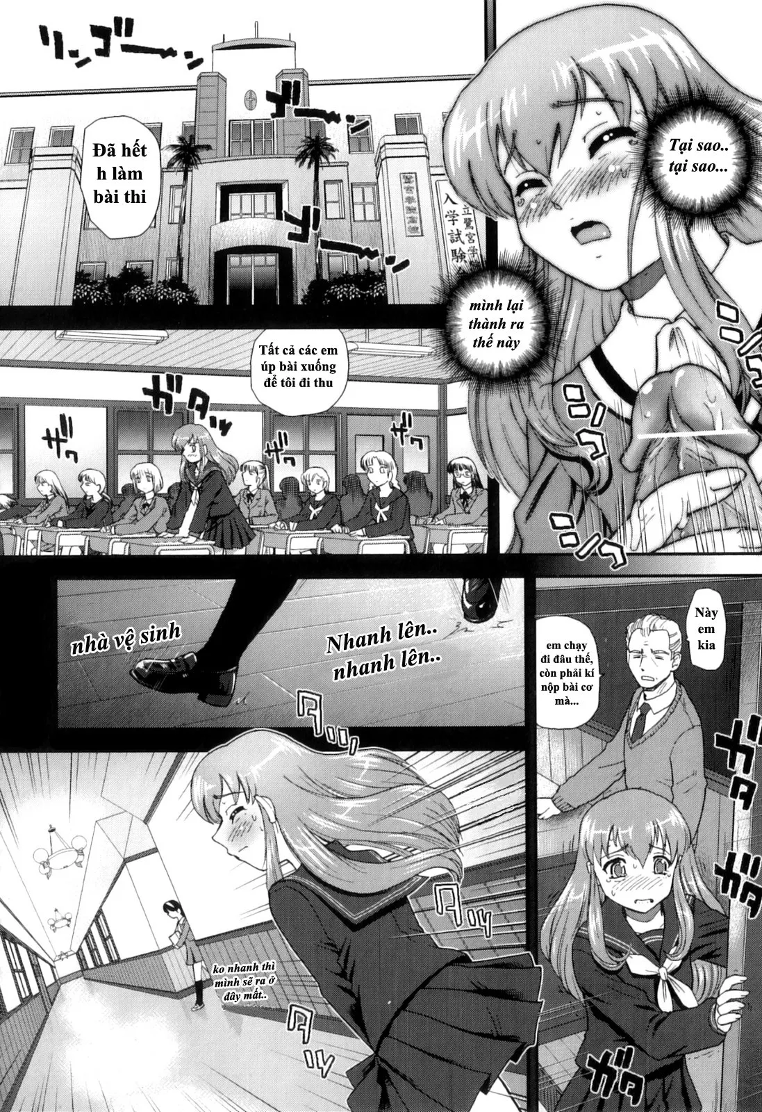 HentaiVN.net - Ảnh 4 - Heart pounding Entrance Exam - Oneshot