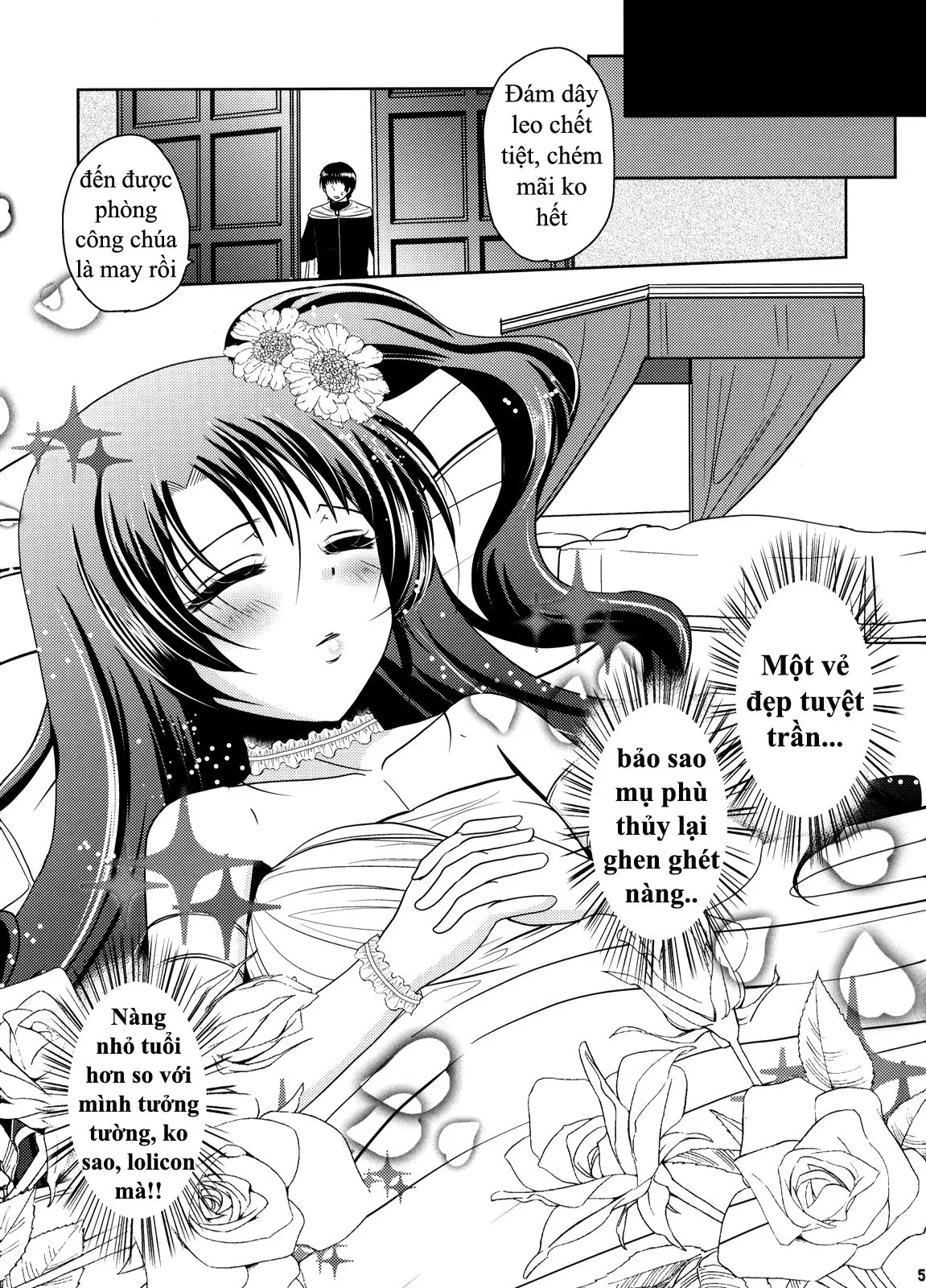 HentaiVN.net - Ảnh 4 - Nemureru Mori no Otoko no Ko [The Boy Of The Sleeping Forest; Truyện chưa kể về nàng công chúa ngủ trong rừng] - Oneshot