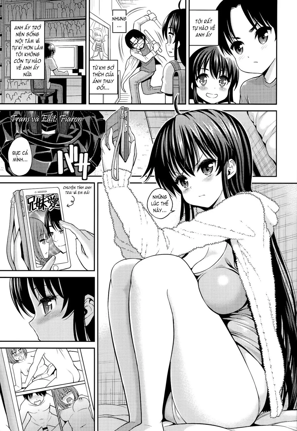 HentaiVN.net - Ảnh 9 - Sleeping Sister [Neteiru Imouto ~Ijiru Ani~] - Oneshot