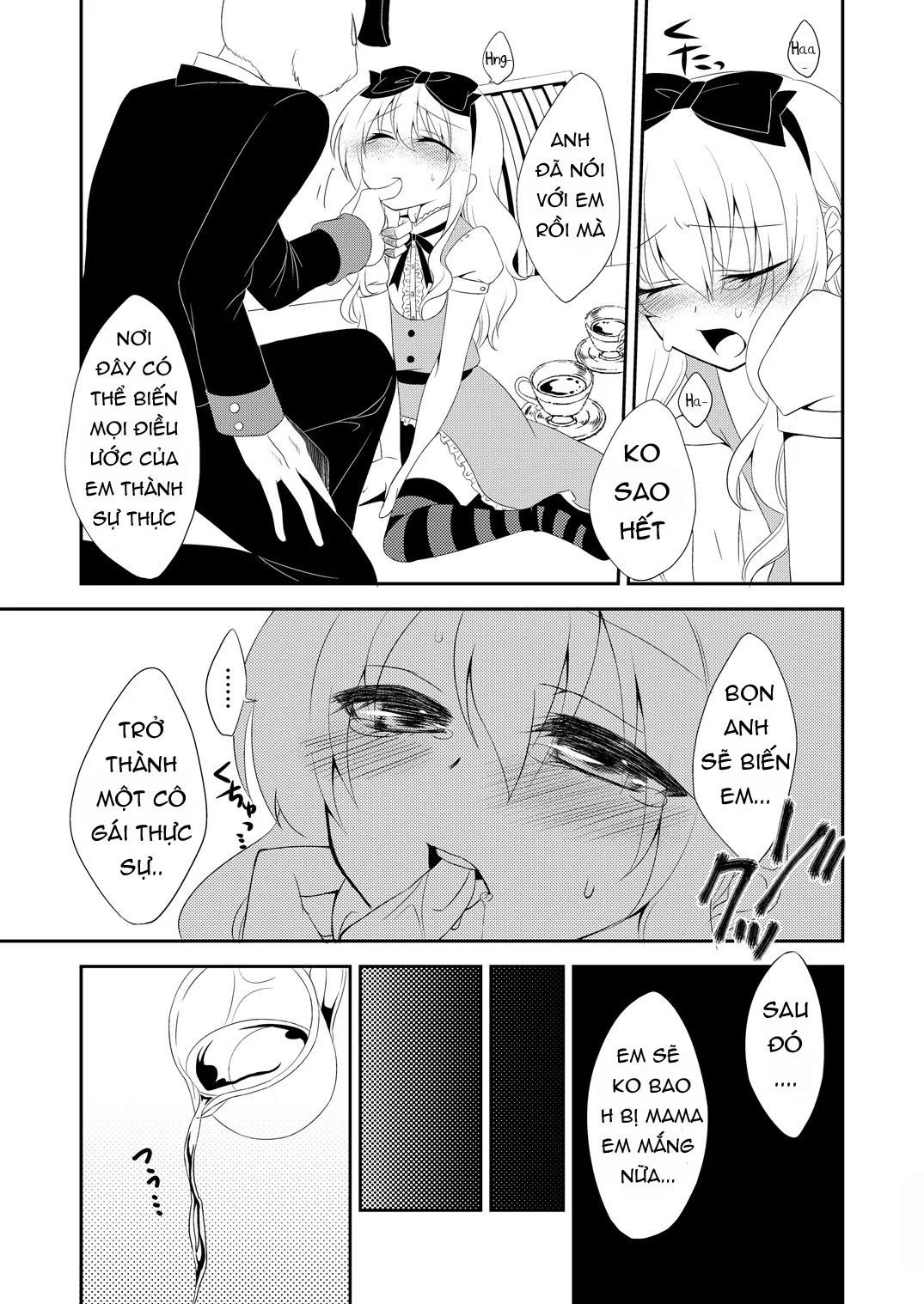 HentaiVN.net - Ảnh 7 - ××× no kuni no Alice (Alice In Wonderland) [Câu truyện thực sự về Alice ở xứ sở thần tiên] - Oneshot