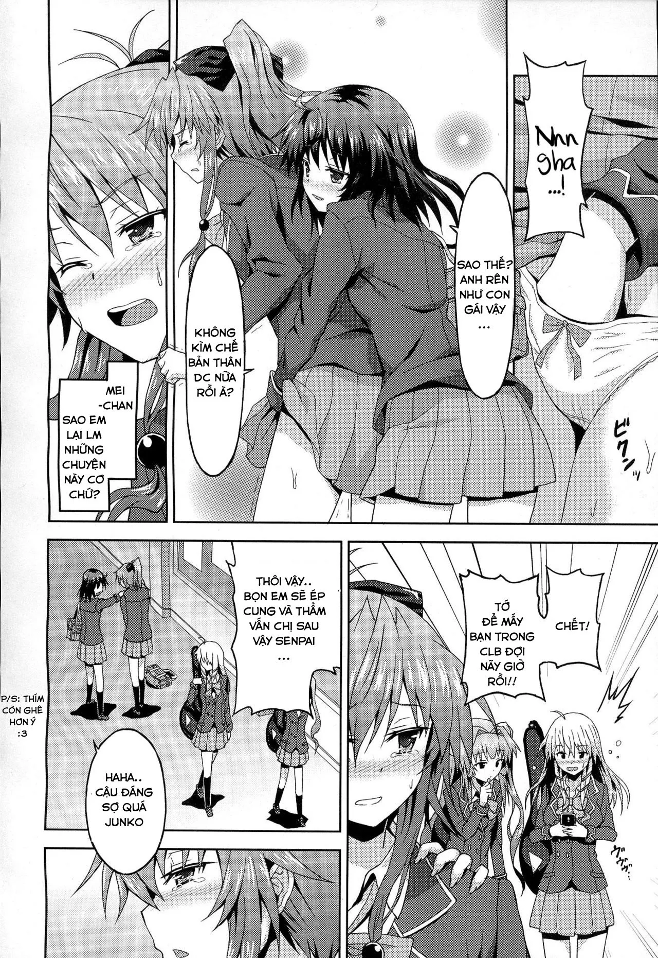 HentaiVN.net - Ảnh 10 - Kawaii Kouhai no Tame Naraba…? [The Sake of My Cute Junior…?] - Oneshot