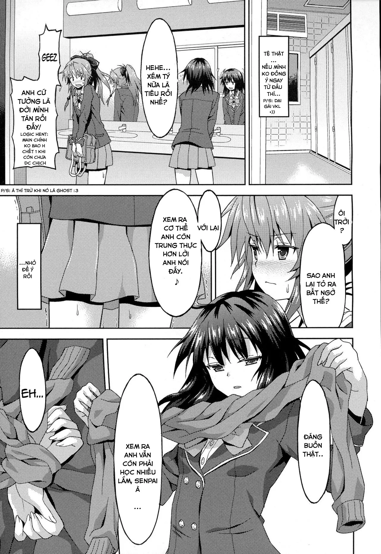 HentaiVN.net - Ảnh 11 - Kawaii Kouhai no Tame Naraba…? [The Sake of My Cute Junior…?] - Oneshot