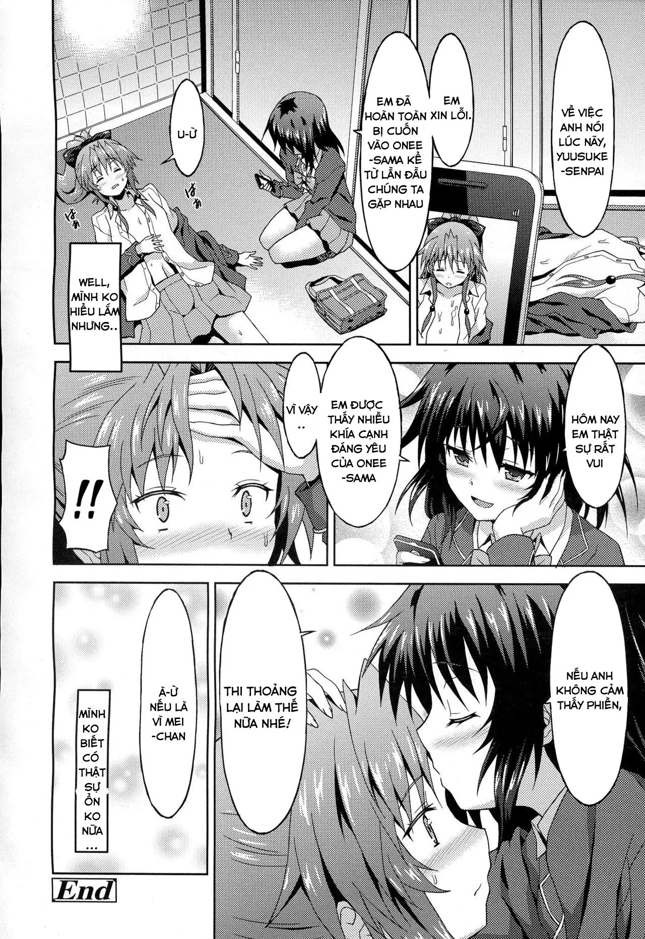 HentaiVN.net - Ảnh 21 - Kawaii Kouhai no Tame Naraba…? [The Sake of My Cute Junior…?] - Oneshot