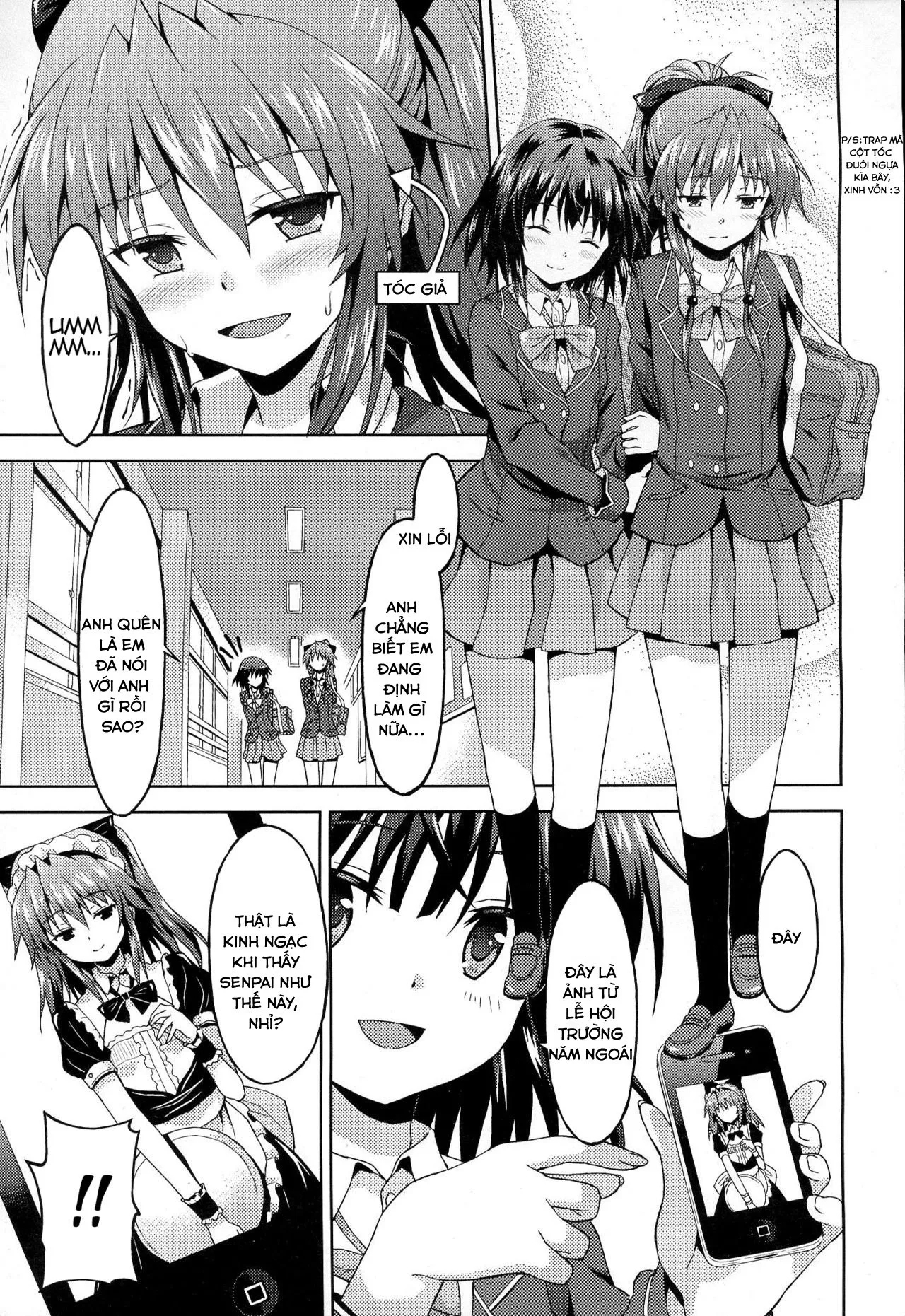 HentaiVN.net - Ảnh 3 - Kawaii Kouhai no Tame Naraba…? [The Sake of My Cute Junior…?] - Oneshot