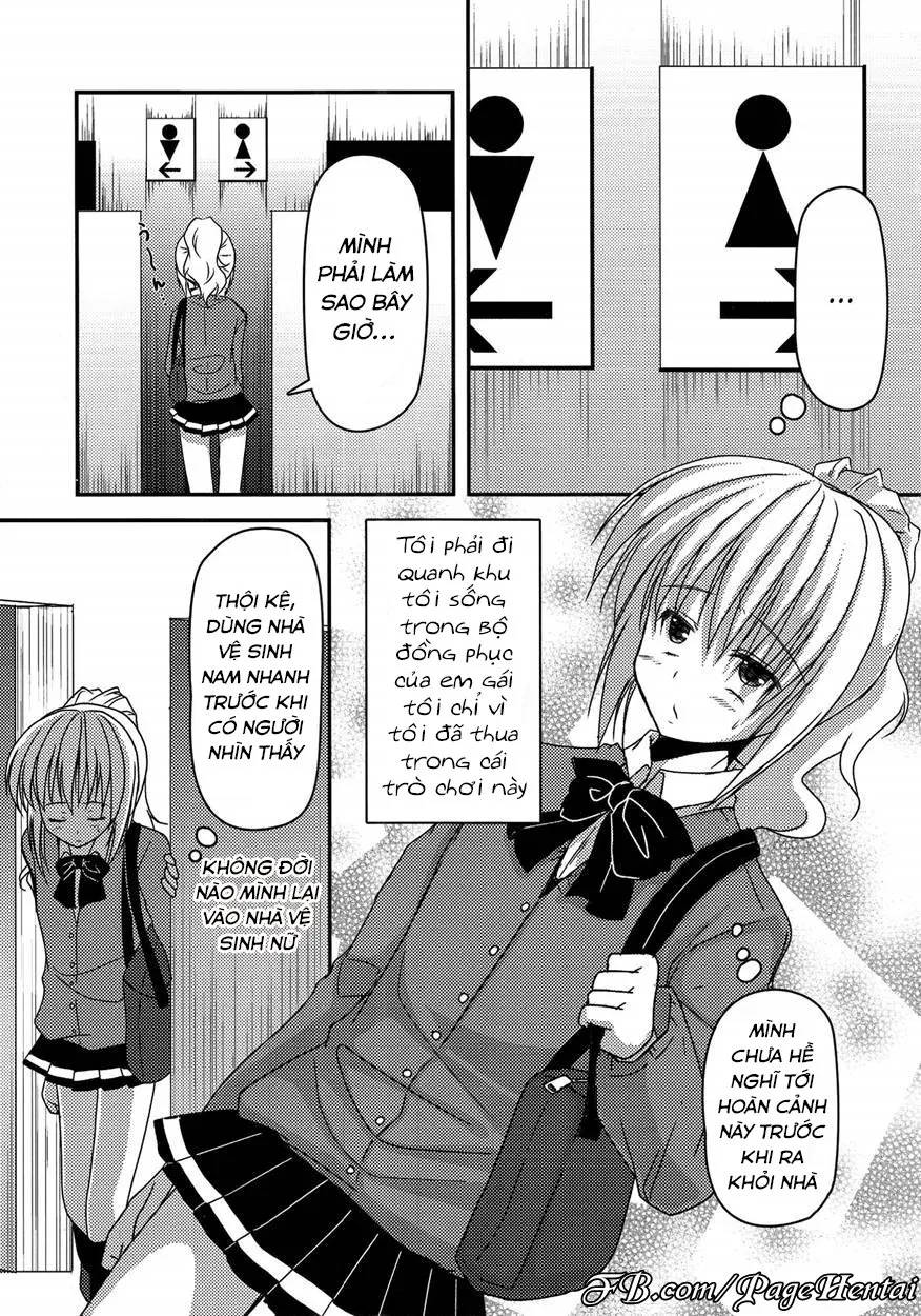 HentaiVN.net - Ảnh 5 - Crossdressing Punishment Game [Josou Batsu Gemu; Cross-Dressing Punishment Game] - Oneshot