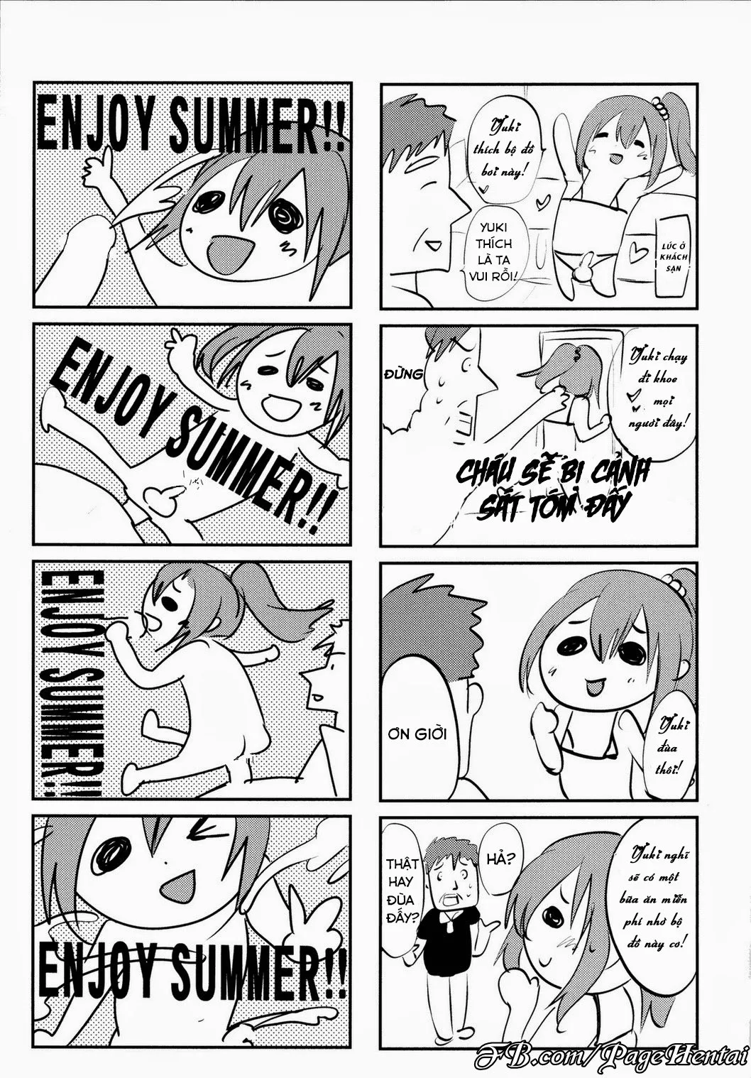 HentaiVN.net - Ảnh 29 - Tận hưởng mùa hè [Sokuhame Bitchinpo in Summer] - Oneshot