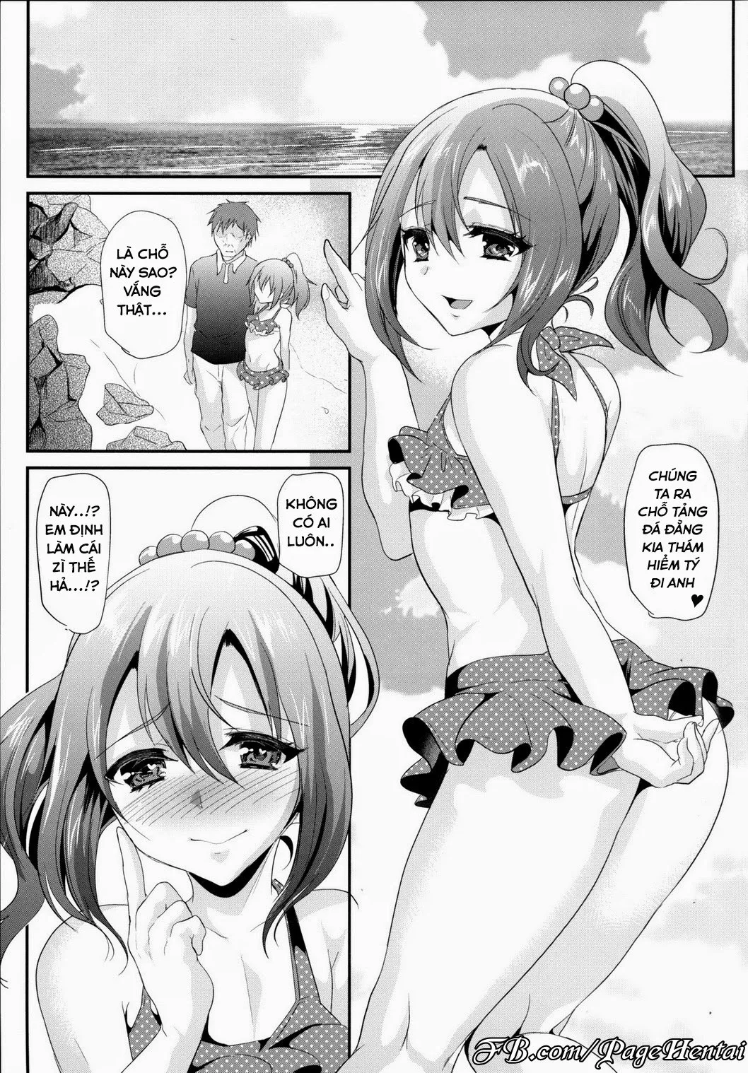 HentaiVN.net - Ảnh 5 - Tận hưởng mùa hè [Sokuhame Bitchinpo in Summer] - Oneshot