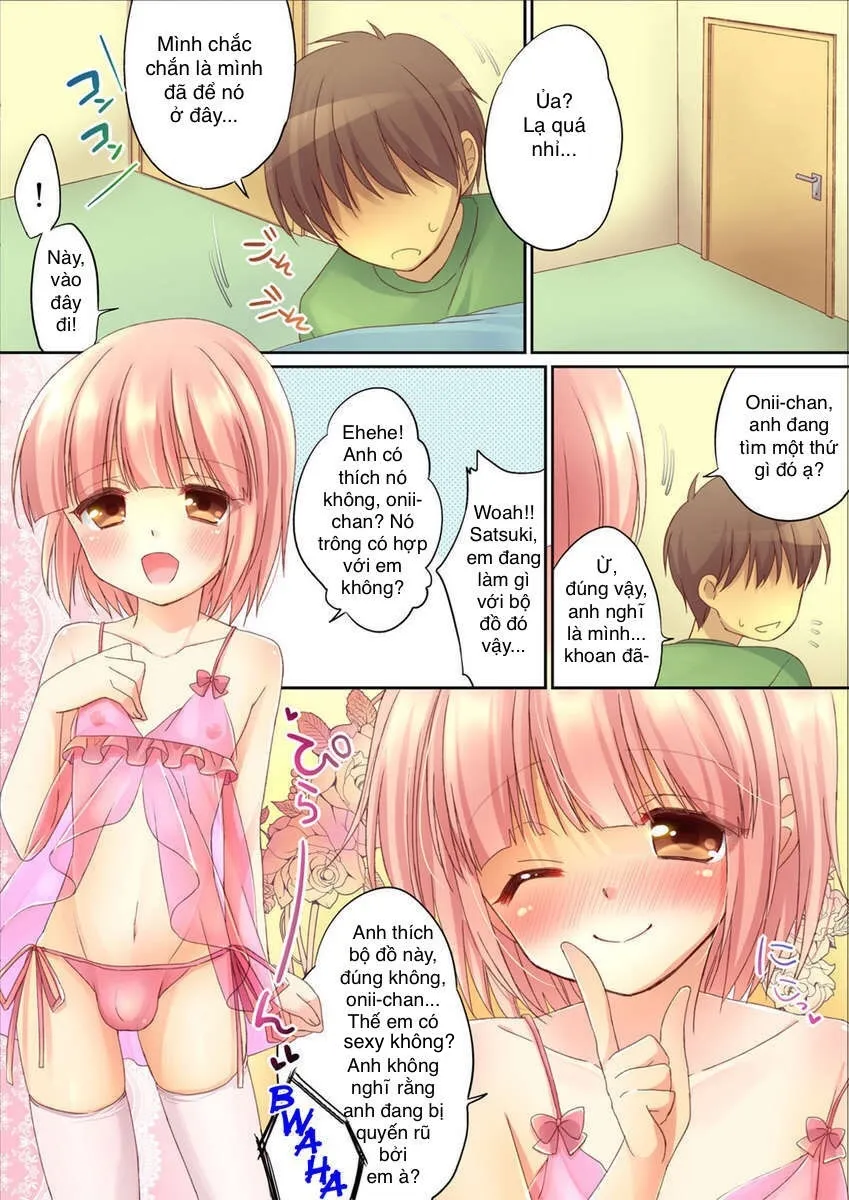 HentaiVN.net - Ảnh 5 - Otouto ni Josou Sasetara Sekkyokuteki Kawaii - Oneshot