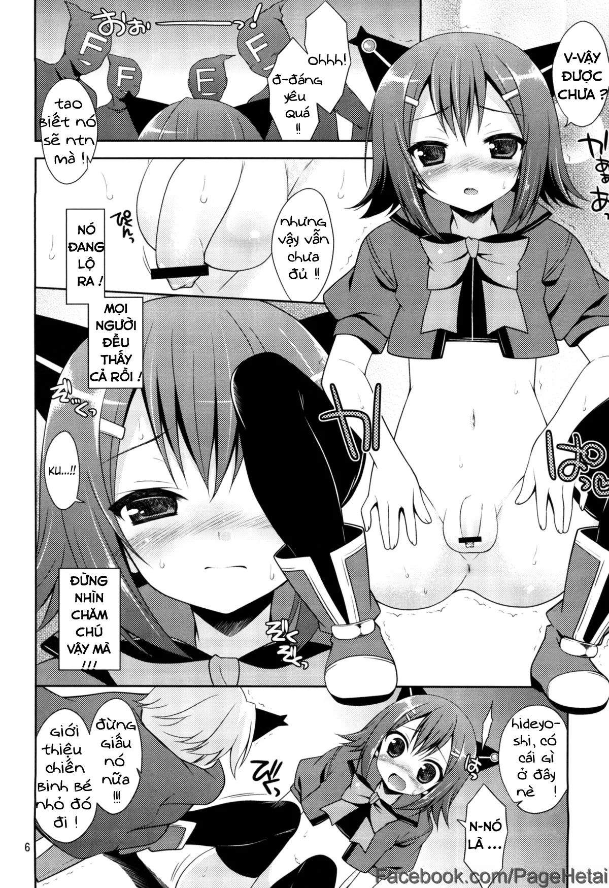HentaiVN.net - Ảnh 6 - Mahou Hideyoshi Rinkan! (Baka to Test to Shoukanjuu) [Magical Hideyoshi Gang Rape!; Phù thủy Hideyoshi] - Oneshot