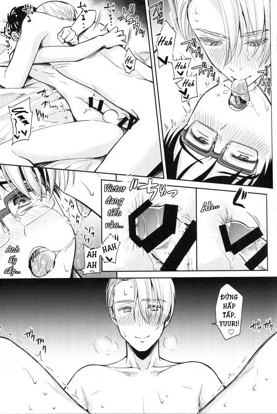 HentaiVN.net - Ảnh 22 - Trở Nên Hư Hỏng (Yuri!!! on Ice) [Kobuta-chan wo Dosukebe ni suru Mahou] - Oneshot