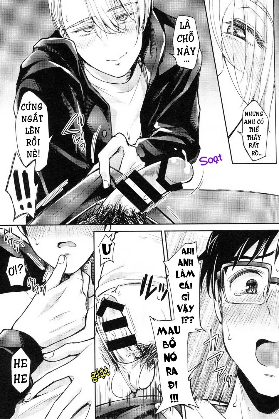HentaiVN.net - Ảnh 6 - Trở Nên Hư Hỏng (Yuri!!! on Ice) [Kobuta-chan wo Dosukebe ni suru Mahou] - Oneshot