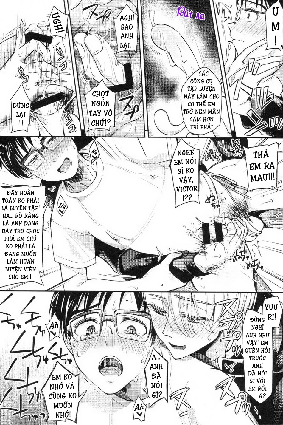 HentaiVN.net - Ảnh 7 - Trở Nên Hư Hỏng (Yuri!!! on Ice) [Kobuta-chan wo Dosukebe ni suru Mahou] - Oneshot