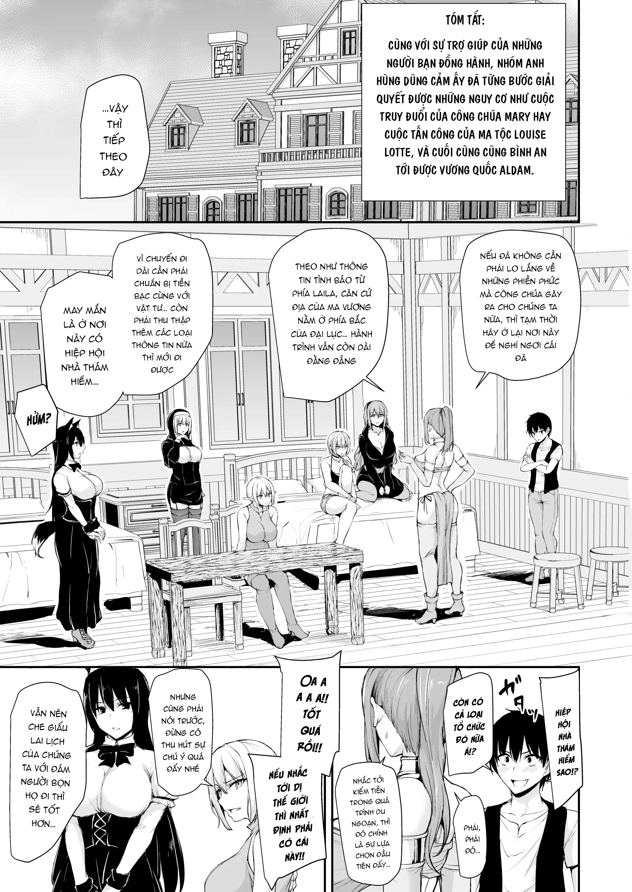 HentaiVN.net - Ảnh 4 - Isekai Harem Monogatari 8～8.5 - Chap 1