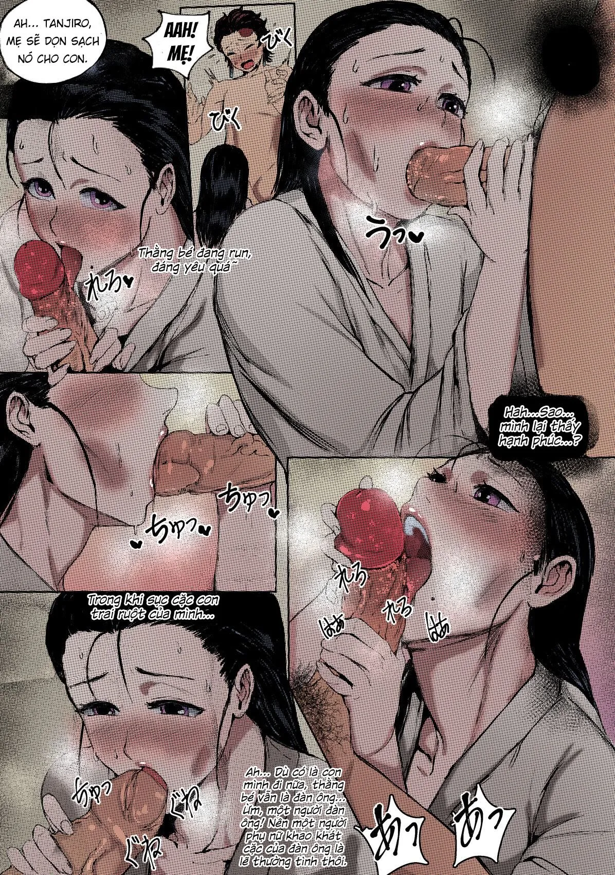 HentaiVN.net - Ảnh 17 - Mother and I [Haha to Watashi] - Chap 2 (Full Color) - END