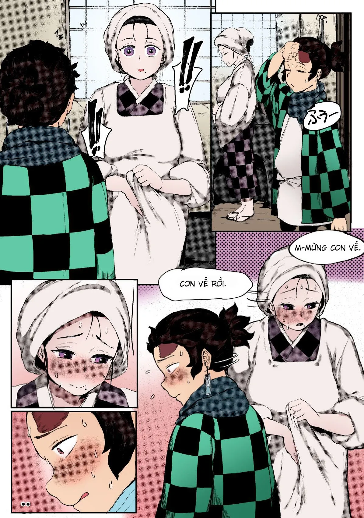 HentaiVN.net - Ảnh 3 - Mother and I [Haha to Watashi] - Chap 2 (Full Color) - END