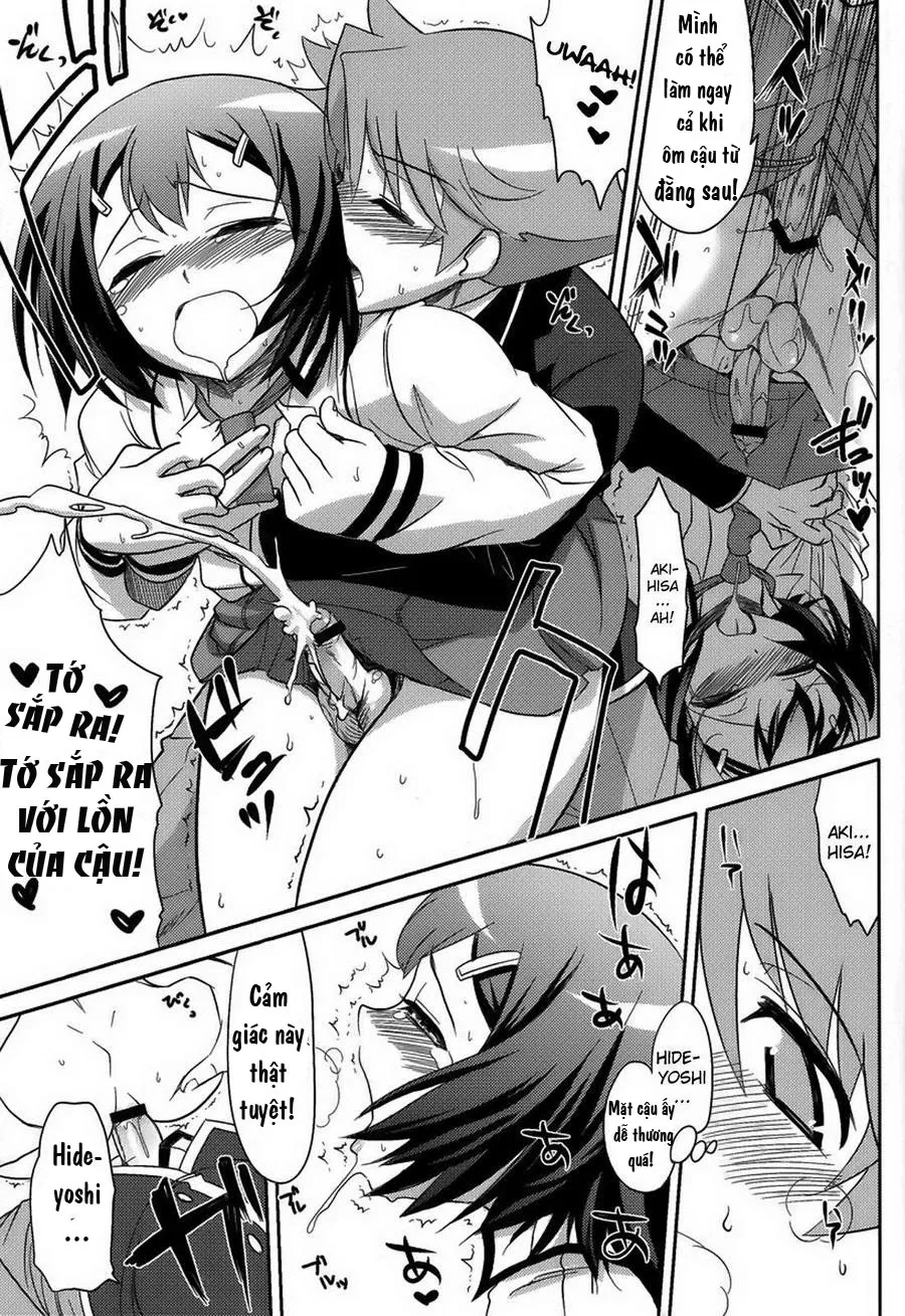 HentaiVN.net - Ảnh 15 - Baka Ga Josou De Boukanchuu (Baka To Test To Shoukanjuu) [Shafting The Cross Dressing Retard] - Oneshot